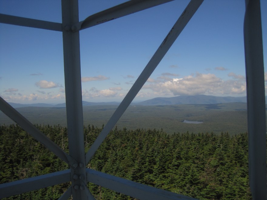 A break in the rain - view from VT fire tower near Manchester.