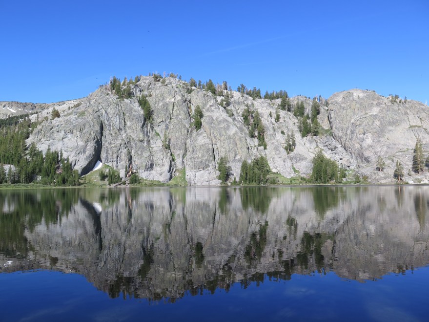 Rosalie Lake, along the JMT near Yosemite.